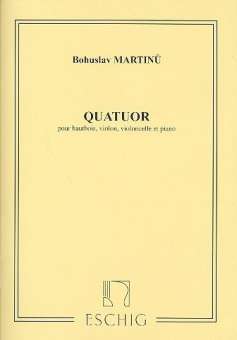 Quatuor : pour hautbois, violon, violoncelle et piano