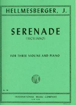 Serenade : Siciliano for 3 violins