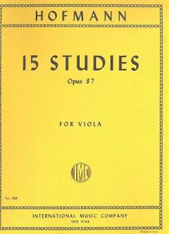 15 Studies op.87 : for viola