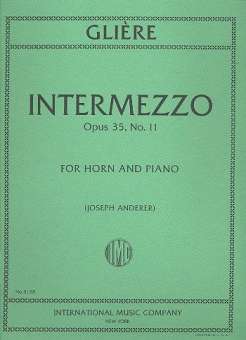Intermezzo op.35,11 : for horn in F