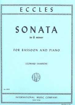 Sonate g-Moll : für Fagott und Klavier