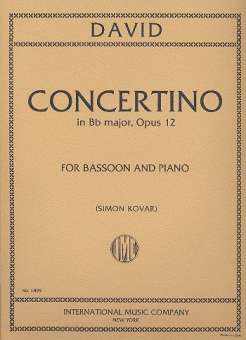 Concertino op.12 : for bassoon