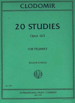 20 Studies op.143 : for trumpet