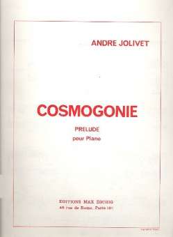 Cosmogonie : Prelude pour piano