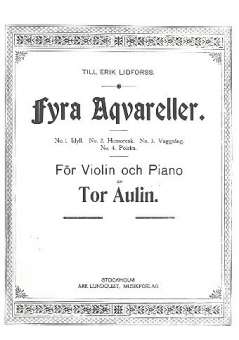 Sonata A major op.9 : for violin