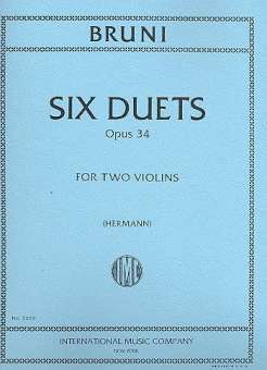 6 Duets op.34 : for 2 violins
