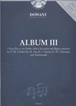 Album Band 3 (+CD) : für Altblockflöte