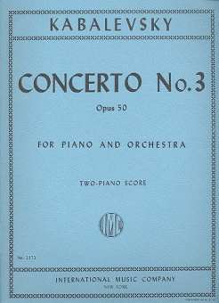 Concerto no.3 op.50 : for 2 pianos 4 hands