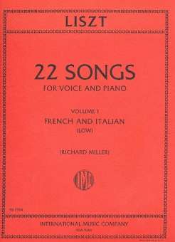 22 Songs vol.1 (Songs in French and Italian) :