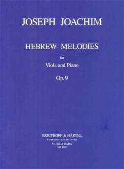 Hebrew Melodies op.9 : for viola
