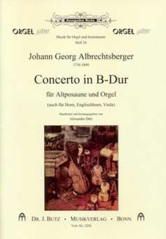 Konzert B-Dur für Altposaune und Streicher :