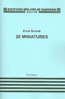 20 Miniaturen : für Klavier (1954)