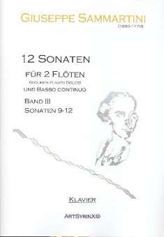 12 Sonaten Bd.3 (Nr.9-12) : für