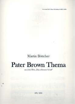 Pater Brown Thema : für Klavier