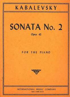 Sonate no.2 op.45 : for piano