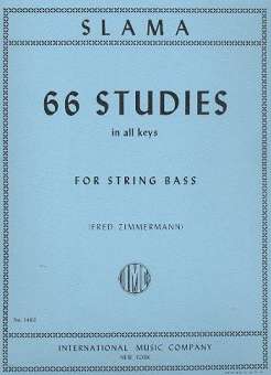 66 Studies in all Keys : for doublebass
