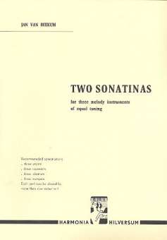 2 Sonatinas : for 3 melody instruments