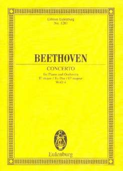 Concerto e flat major : for piano and orchestra KV4