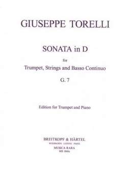 Sonate d-Dur . für Trompete, Streicher