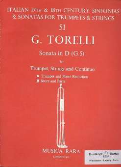 Sonata D-Dur G5 : für Trompete,