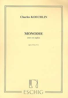 Monodie op.216,11 : pour cor anglais