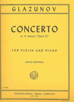 Concerto in a minor op.82 : for