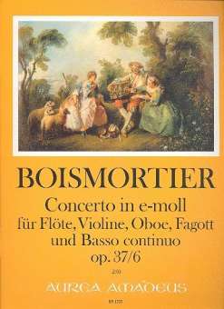 Konzert e-Moll op.37,6 - für Flöte, Violine,