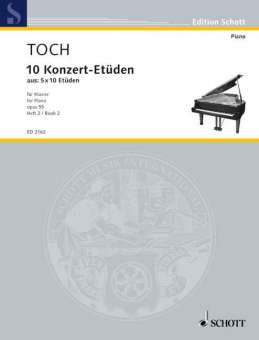 10 Konzert-Etüden op. 55 Band 2