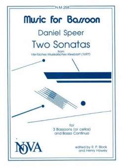 2 Sonatas for 3 bassoons (celli) - Vierfaches musikalisches Kleeblatt
