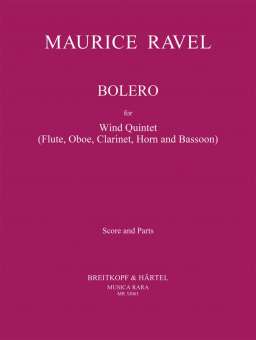 Bolero : für Flöte, Oboe, Klarinette, Horn,