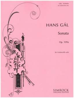 Sonate op.109a : für Violoncello solo