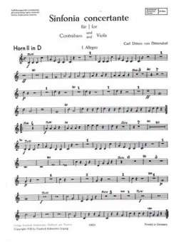 Sinfonia concertante D-Dur : für