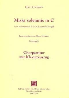 Missa solemnis C-Dur - für 4 Soli,