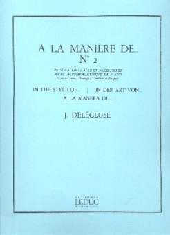 DELECLUSE J. : A LA MANIERE DE N02