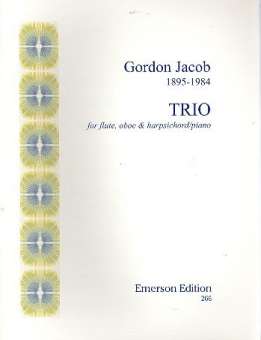 Trio : for flute, oboe and harpsichord (piano)