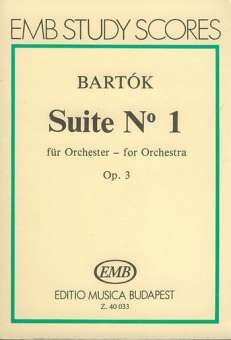 Bartók Béla Suite No. 1 for orchestra