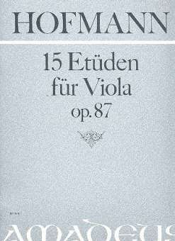 15 Etüden op.87 - für Viola