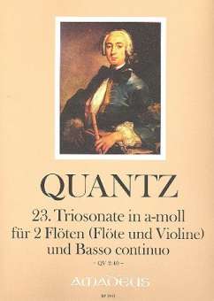 Triosonate a-Moll Nr.23 QV2-40 - für