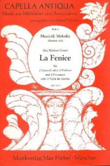 La fenice - für 2 Cornetti (2 Violinen)