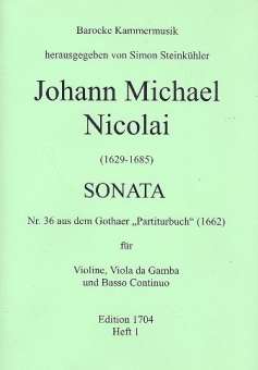 Sonata Nr.36 - für Violine, Viola da gamba