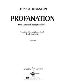 Profanation (Jeremiah Symphonie Nr. 1)