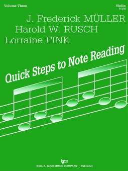 Quick Steps to Note Reading vol.3 : Violin