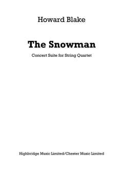 The Snowman for string quartet