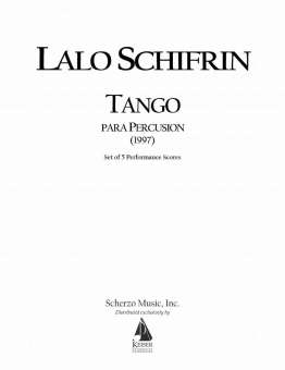 Tango Para Percusion (Tango for Percussion)
