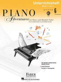 Piano Adventures: Unterrichtsheft Stufe 6
