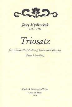Triosatz Es-Dur für Klarinette (Violine,