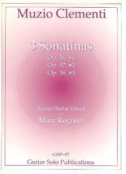 3 Sonatinas op.36,6, op.37,2 and op.38,3