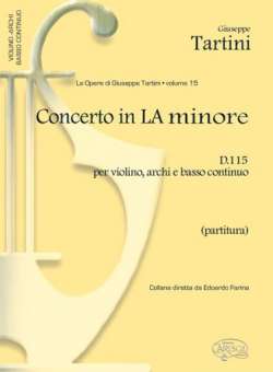 Concerto la minore D115 : per violino,