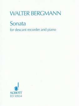 SONATA : FOR DESCANT RECORDER AND