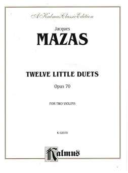 Mazas: Twelve Little Duets; Op, 70